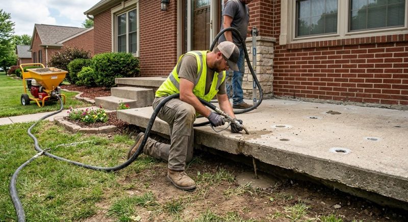 Sunken Patio Repair in Corpus Christi, TX