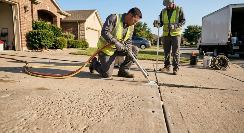 Concrete Lifting in West Des Moines, IA